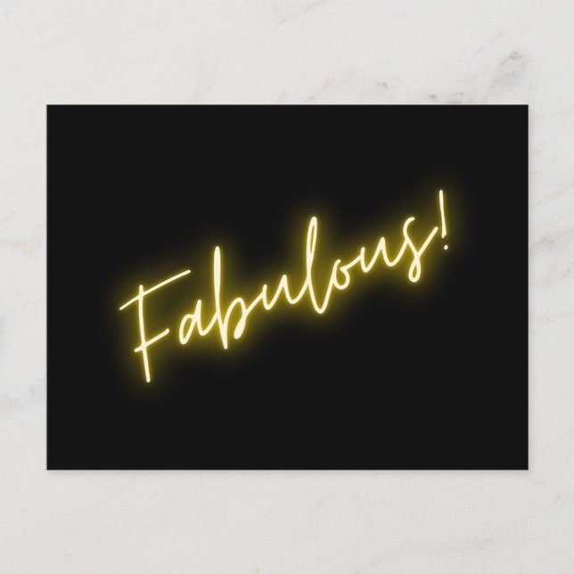 Fabulous Postcard Postkarte (Vorderseite)