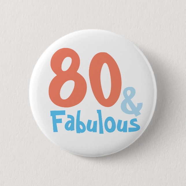 Fabulous Retro Birthday Party Button (Vorderseite)