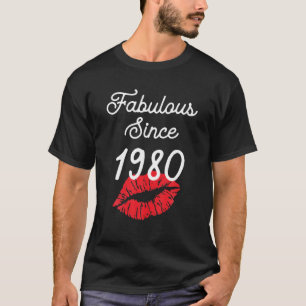 Fabulous seit 1980 Kapitel 40 Sonne 40 Geburtstag T-Shirt