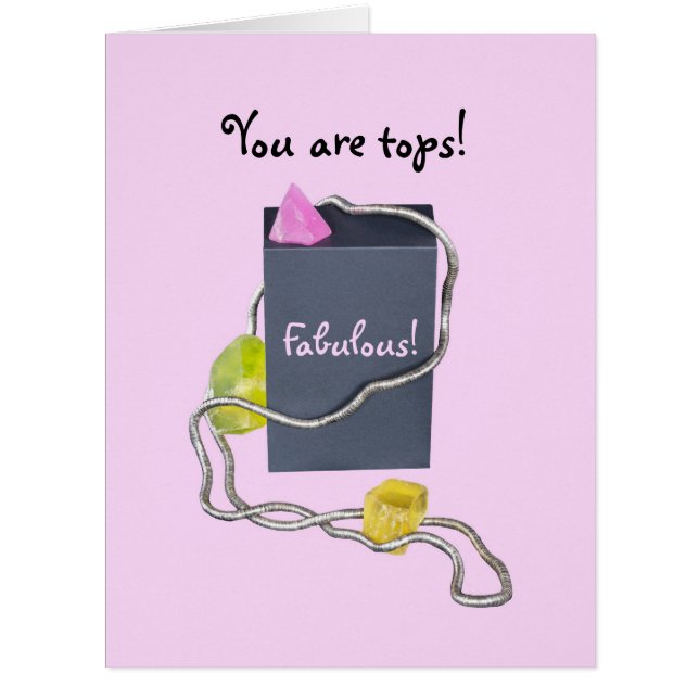 Fabulous Tops Vielen Dank für Ihre Wünsche (Vorderseite)