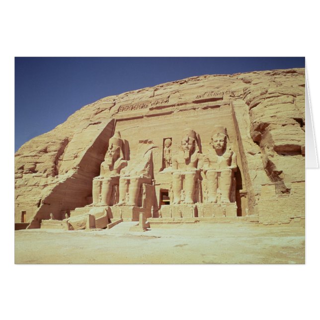 Façade du temple de Ramesses II (Devant horizontal)