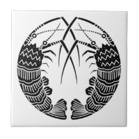 Face aux homards épineux Carreaux décoratifs