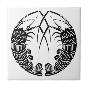Face aux homards épineux Carreaux décoratifs