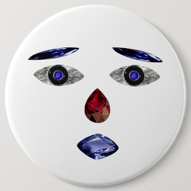 Face Button aus Edelsteinen (Vorderseite)