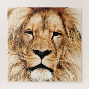 Face de Puzzle Lion