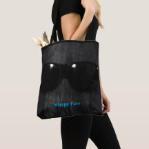 Face endormie : Sac fourre-tout des femmes