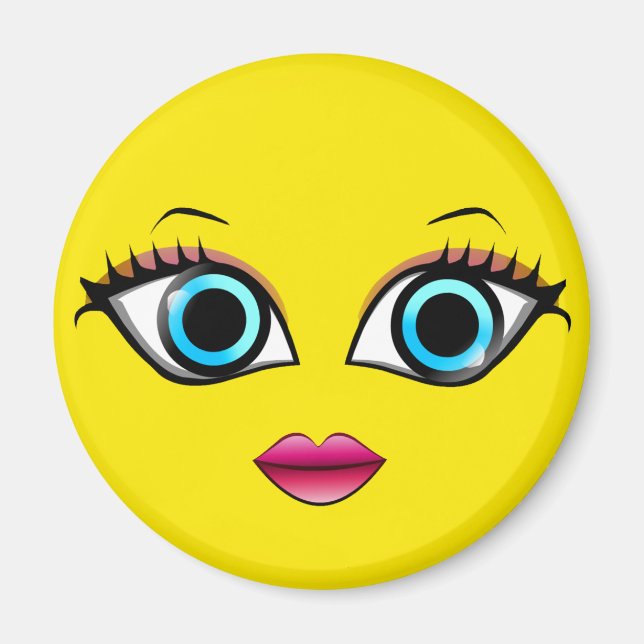 FACE FRAU MAGNET (Vorne)