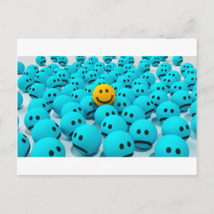 Face fun Image Postkarte