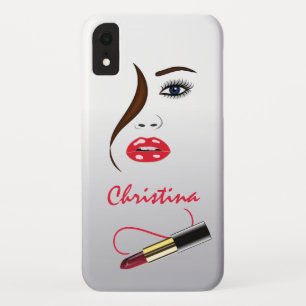 Face Lipstick Kiss Mirror Makeup Artist Mode Case-Mate iPhone Hülle