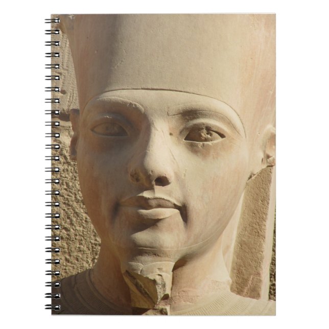 Face of Tutankhamun Spiral Notebook Notizblock (Vorderseite)