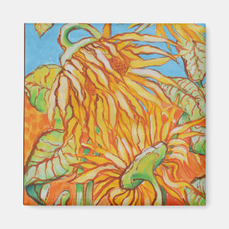 ?Face OFF?-Sonnenblumen von Bruce Tunis Magnet