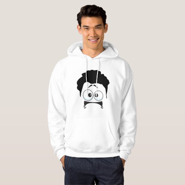 FACE PATTERDESIGN HOODIE (Vorne ganz)