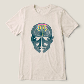 Face Print 3D Tri-Blend Shirt