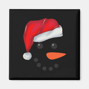 Face Snowman Weihnachten Matching Squad Familie Mä Magnet