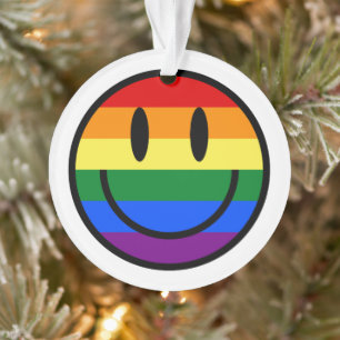 Face souriante arc-en-ciel