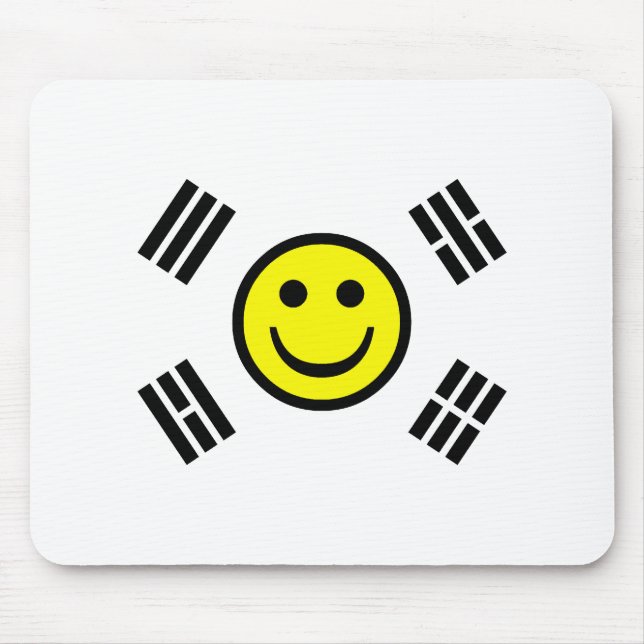 Face South Korean Flag Mousepad (Vorne)