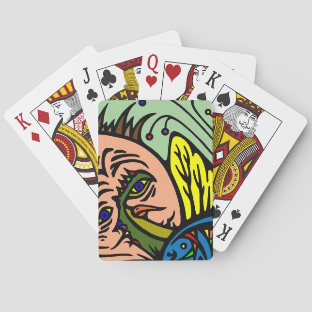 Face-Thing Playing Cards Spielkarten (Rückseite)