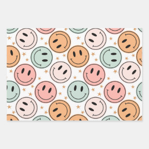 Face Wrapping Paper Geschenkpapier Set