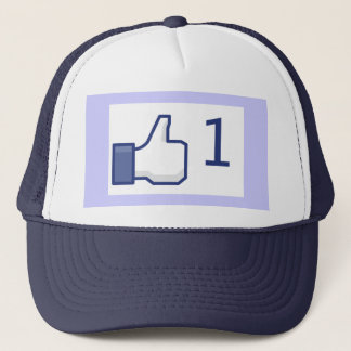 Facebook aiment le casquette de bouton