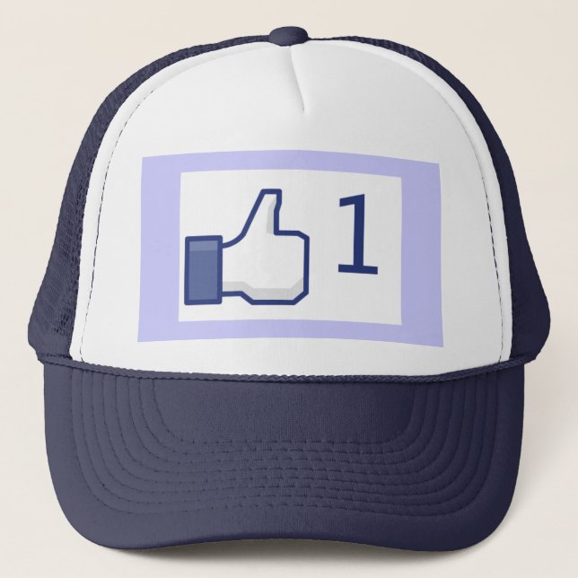 Facebook aiment le casquette de bouton (Devant)
