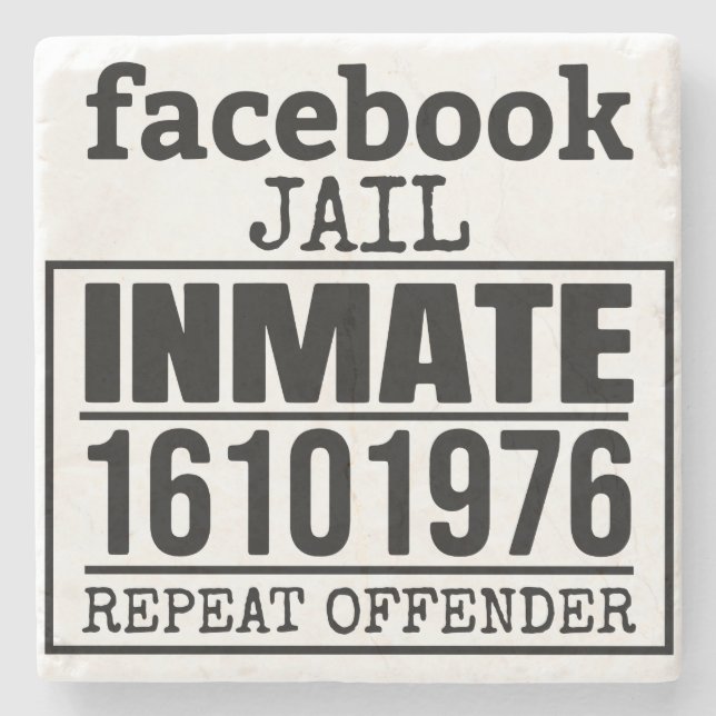 Facebook Haft wiederholt Straftäter Steinuntersetzer (Vorderseite)