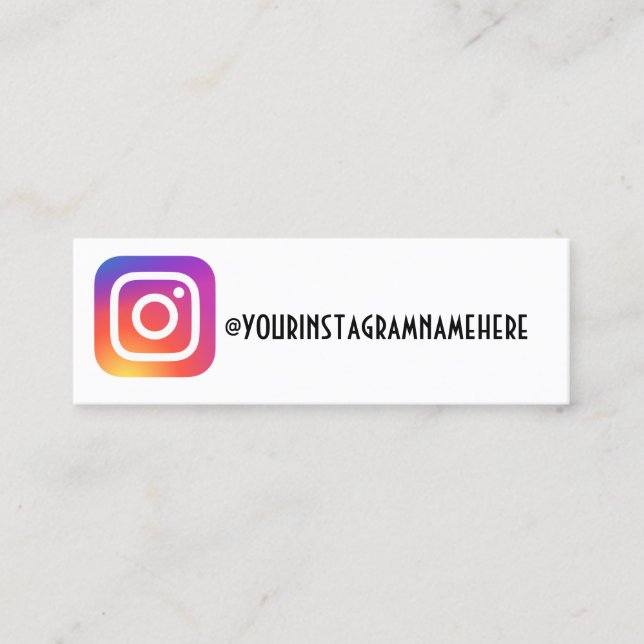 Facebook-Instagramm Social Media Post Visitenkarte (Vorderseite)