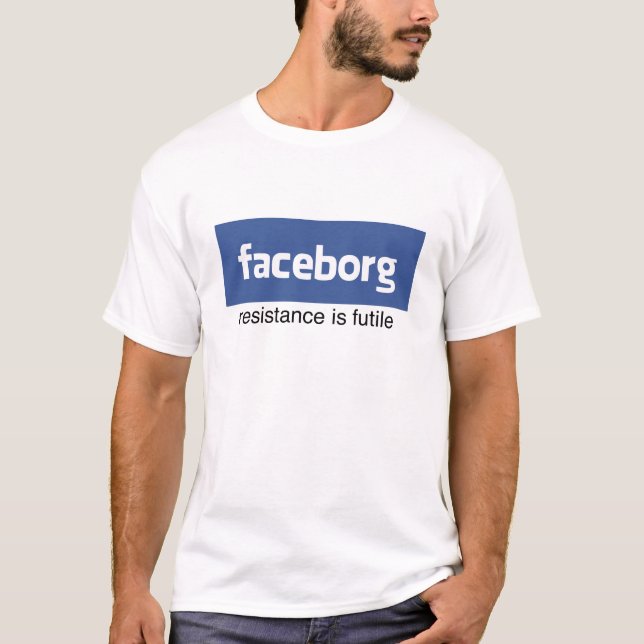 facebook le T-shirt de borg (Devant)
