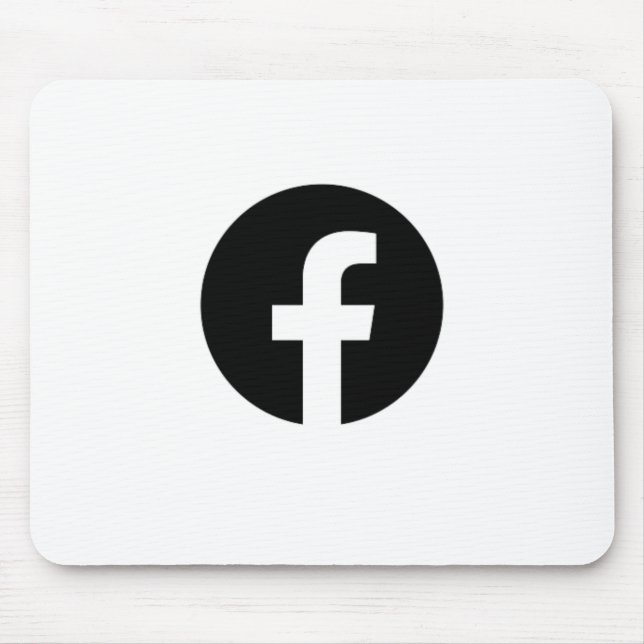 Facebook-Logo Mousepad (Vorne)