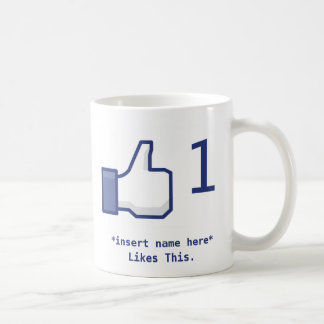 Facebook mögen Tasse
