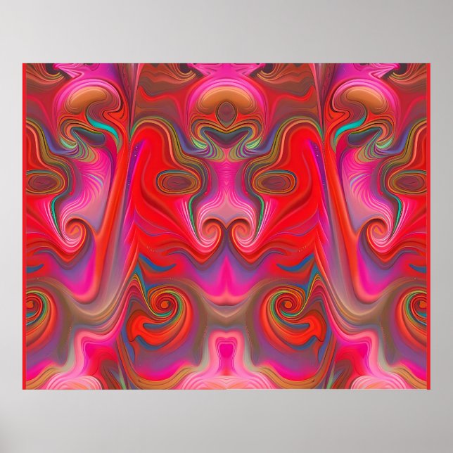 Faced up, aber auch Faced Down - Ken Gage Art Poster (Vorne)