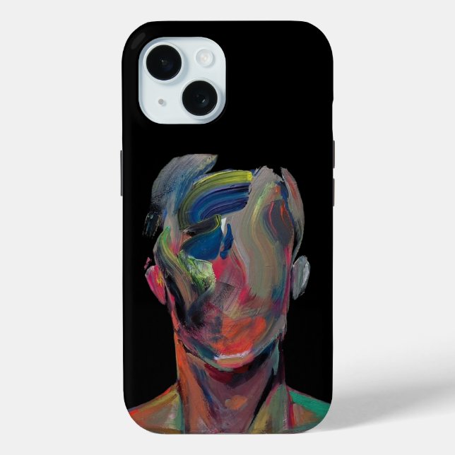 faceless painting aesthetic phone case (Rückseite)