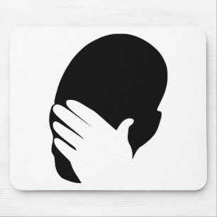 Facepalm meme mousepad