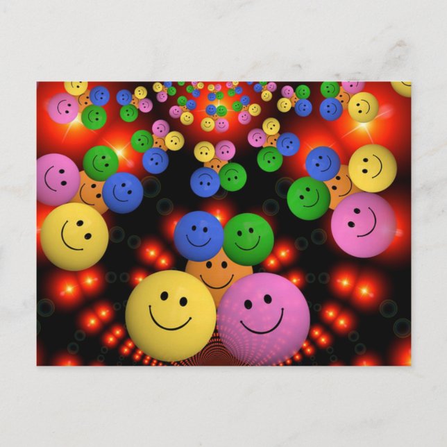 Faces Jamboree Postkarte (Vorderseite)