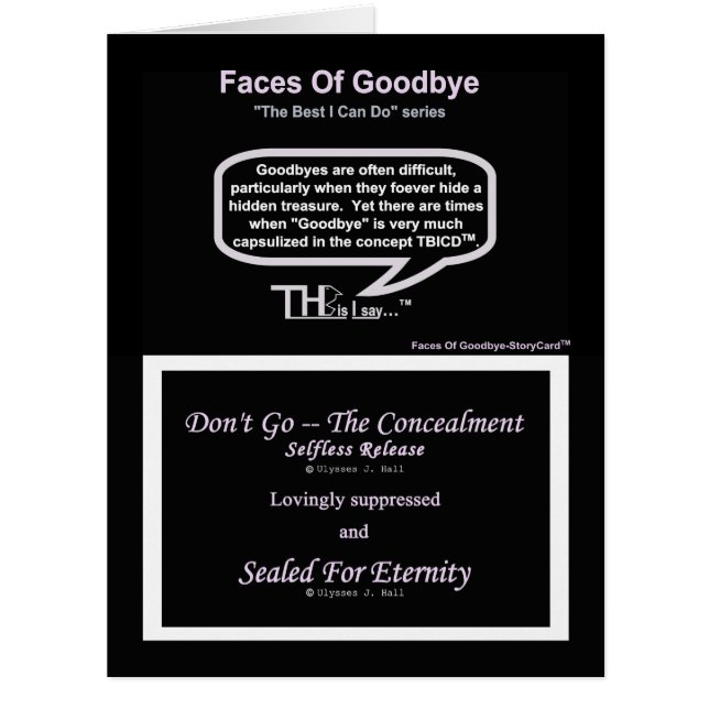Faces of Goodbye - Selfless Release Lavender (Vorderseite)