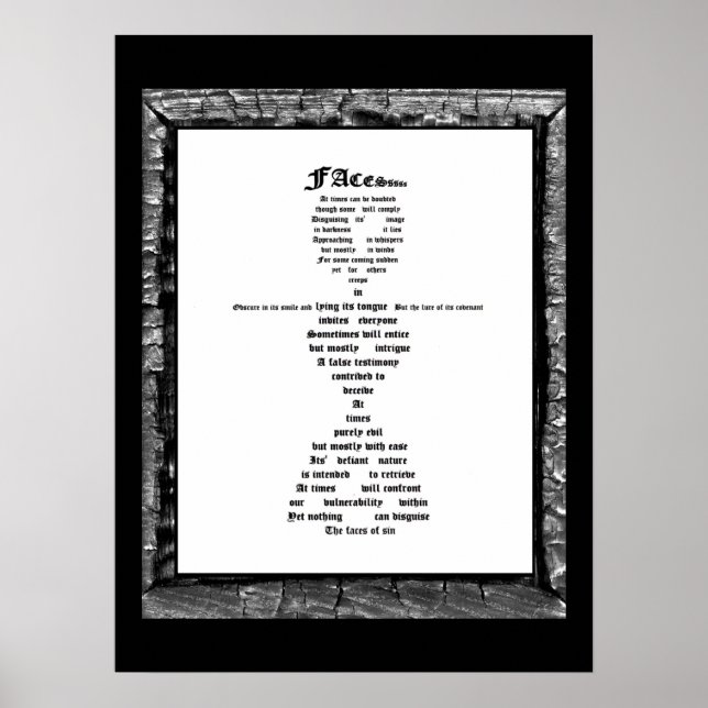 Faces of Sin Poster (Vorne)