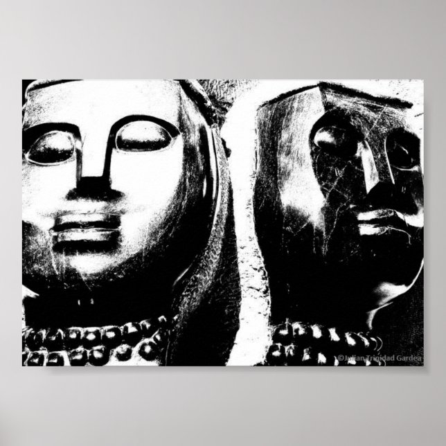 "Faces of South Africa" JTG Art Poster (Vorne)