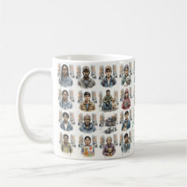 Faces on the Street Mug Kaffeetasse