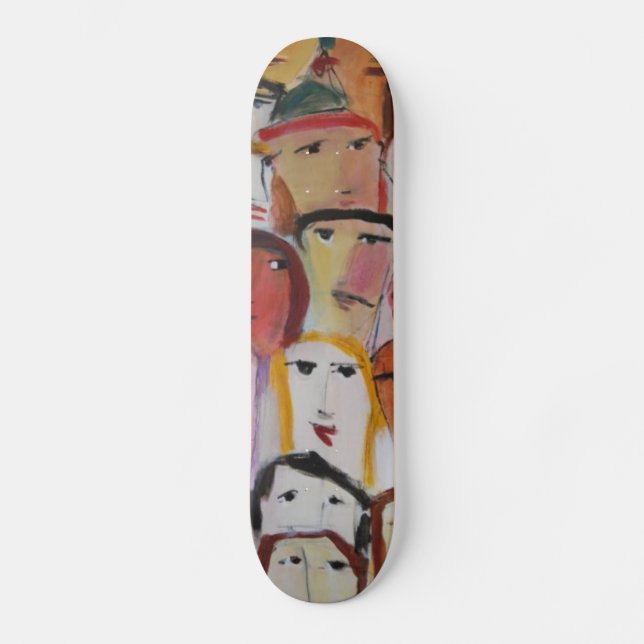 Faces Skateboard (Vorderseite)