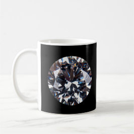 Faceted Elegant Diamond Gem Image Kaffeetasse