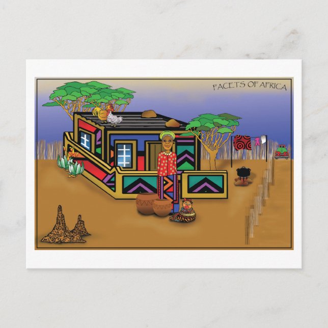 Facets of Africa Postkarte (Vorderseite)