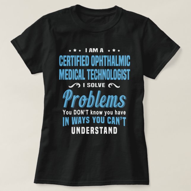 Facharzt für Augenmedizin T-Shirt (Design vorne)