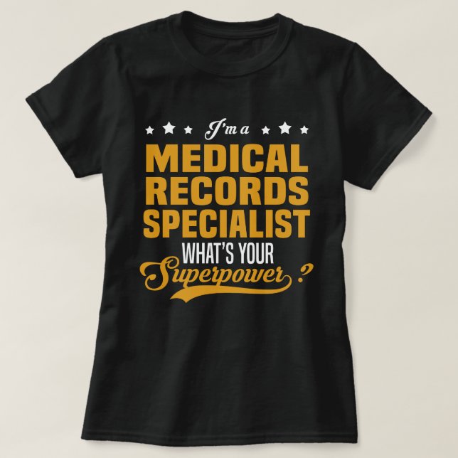 Facharzt für medizinische Platten T-Shirt (Design vorne)