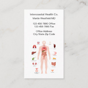 Facharzt Gesundheitsdienstleister Visitenkarte