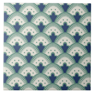 Fächer-Muster Fliese