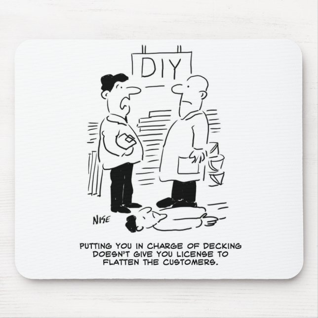 Fachhändler und Shopmanager für Superstore Mousepad (Vorne)