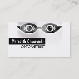 Fachkarte für Optometrie-Optometrie Visitenkarte