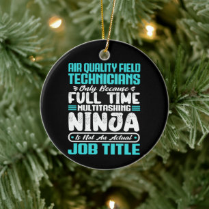 Fachkräfte für Luftqualität Beruf Keramik Ornament