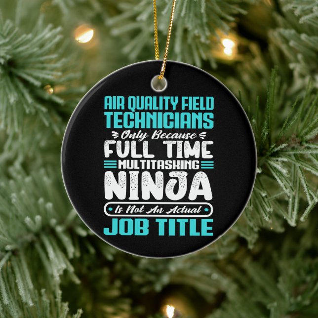 Fachkräfte für Luftqualität Beruf Keramik Ornament (Baum)
