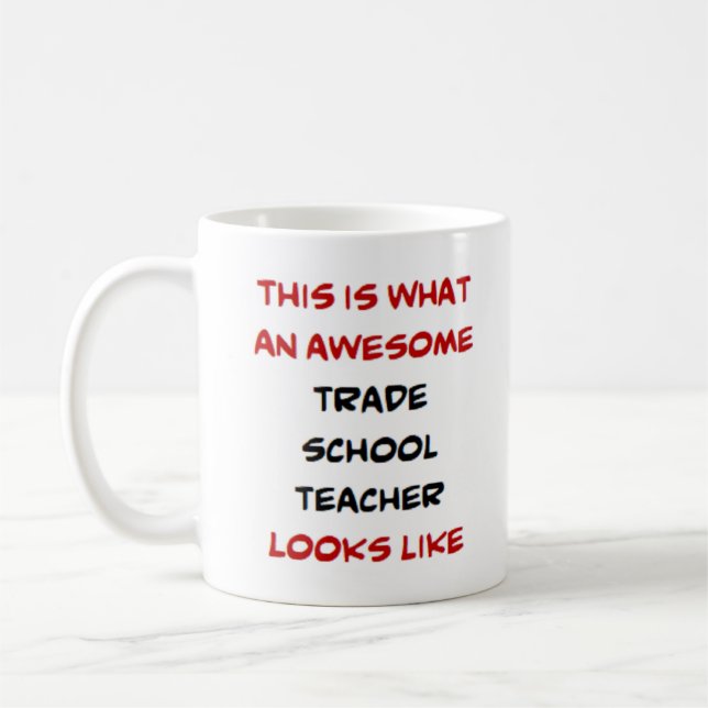 Fachschullehrer, phantastisch kaffeetasse (Links)