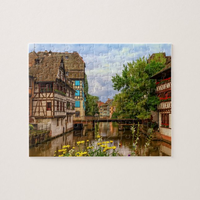 Fachwerkhäuser in Petite France, Straßburg, (Horizontal)